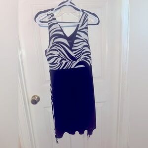 En Focus Zebra Print Sleeveless Dress 12